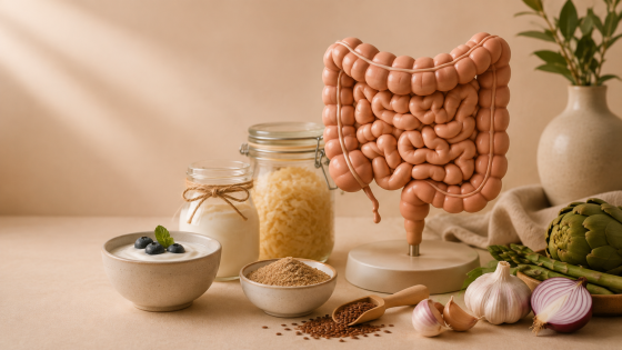 Alimentos naturais relacionados à microbiota intestinal e saúde metabólica